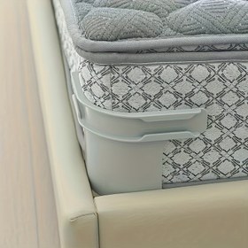 Resim 4'lü Paket Sağlam Yatak Çarşafı Köşe Bantları - Ayarlanabilir Klipsli, Tüm Yatak Boyutlarına Uygun Güvenli Tutuş, Beyaz, Kompakt Tasarım, Polipropilen Yapılı 