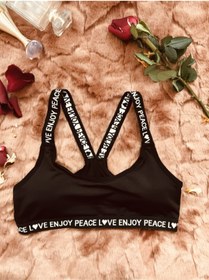 Resim Minikom Butik Kadın Spor Büstiyer Sütyen Fitnes 0066 