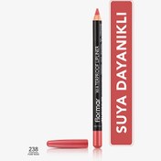 Resim Flormar Suya Dayanıklı ve Yoğun Pigmentli Mat Dudak Kalemi 238 Pure Rose 