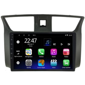 Resim CELALİ TUNİNG Nissan Sentra (2012-2020) Android 12 Carplay Navigasyon Multimedya - 8GB Ram 128GB HD 