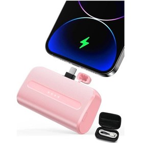 Resim Taşınabilir Pil Bankası Hızlı Şarj Şarj Cihazı İphone Uyumlu 14 13 12 Xs 8 7 6 Artı Pink 6000mah Pembe 