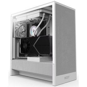 Resim H5 Flow 2024 CC-H52FW-01 2 Fanlı ATX Beyaz Bilgisayar Kasası 