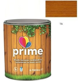 Resim Hemel Prime Su Bazlı Ahşap Verniği Tik Rengi Iç Ve Dış 0,75 