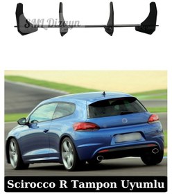 Resim Volkswagen Scirocco Arka Flap Difüzör Altı Ek Scirocco 