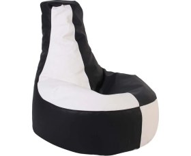 Resim Bambi Toys Bambi Siyah Beyaz Deri Armut Koltuk 