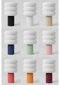Resim Soho Model - Led Abajur - Masa Lambası - Usb 5v İle Çalışır - Slim Led Aydınlatması Dahildir - Dekoratif Lamba - Renk Seçenekli Çok Renkli 
