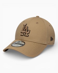 Resim LA Dodgers Team Outline 9FORTY Şapka - Beige / One Size 