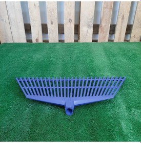 Resim Yaprak Toplama Tırmığı 28 Diş Plastik Çim Tırmık Yelpaze Tırmığı 