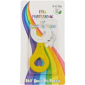 Resim Lyra Professional U Tipi Pratik 2-6 Yaş Çocuk Diş Fırçası 