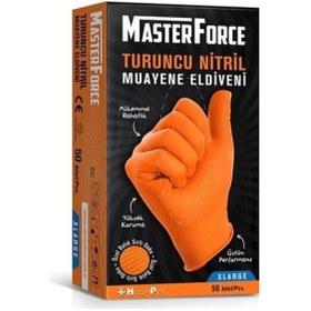 Resim HAS-PET MASTERFORCE TURUNCU ELDV. XL BOY 50 Lİ 