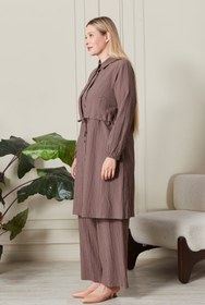 Resim Kadın Büyük Beden Bolerolu 2'li Takım - Lacivert / 4XL 
