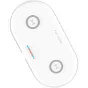 Resim Monyee "ince Ve Taşınabilir 10w Hızlı Şarjlı Çiftli Kablosuz Şarj Pedi" 