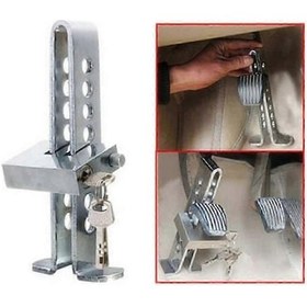 Resim Arabalar İçin Çelik Hırsızlık Önleyici Fren Debriyaj Kilidi - Güvenlik Aracı 