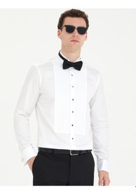 Resim Pierre Cardin Erkek Beyaz Gömlek Smokin 50268197-vr013 Beyaz 