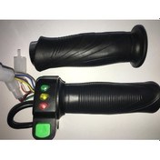 Resim E-Bike Vitesli Gaz Kolu Elektrikli Bisiklet Işıklı Vitesli Gaz 