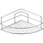 Resim Metal Tel Köşe Şampuanlık Tekli 22X22 Çok Renkli 