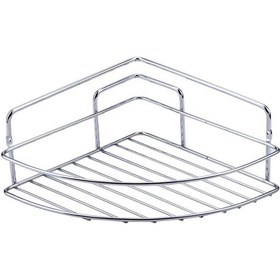 Resim Metal Tel Köşe Şampuanlık Tekli 22X22 Çok Renkli 