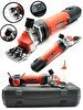 Resim Germany Style Alman 9000VFX Çift Kartlı Motor Korumalı Metal Şanzuman Koyun Keçi Kırkma Makinesi Devir Ayarlı 