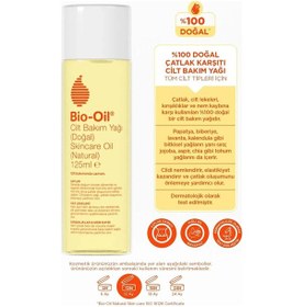 Resim Bio Oil %100 Natural Çatlak Karşıtı & Leke Karşıtı Nemlendirici Doğal Cilt Bakım Yağı 125 ML 