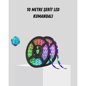 Resim Smart Şerit LED Işık – Uzaktan Kumandalı, USB Girişli, Müzik Modlu 