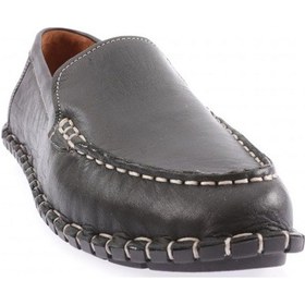Resim Dgn 603-23y Kadin Dikiş Detayli Loafer Ayakkabi 603-2109-R1534 Siyah 