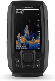 Resim Garmin Striker Vivid 4cv, Kullanımı Kolay 4 inç Renkli Balık Bulucu ve Sonar Dönüştürücü, Canlı Tara 