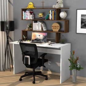 Resim Moonlife Kaya Çalışma Masası Ceviz 