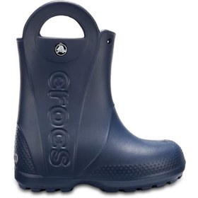Resim Crocs Handle It Rain Boot Çocuk Yağmur Botu 12803-410 Navy 