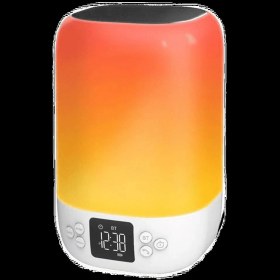 Resim Cosmostech DY20 Mini Hıfı Rgb Aydınlatmalı, Alarm Saat, Uyku Modlu, Bluetooth Kablosuz Speaker Hoparlör 