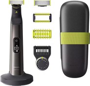 Resim Philips OneBlade Pro 360 Face + Body - Elektrikli sakal düzeltici ve tıraş makinesi, 14 konumlu tarak, ayarlanabilir cilt koruyucu ve vücut tarağı (model QP6651\u002F30) 