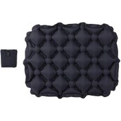 Resim Suntek Şişme Koltuk Yastık Nefes Alabilen Pedi Piknik Siyah Siyah 