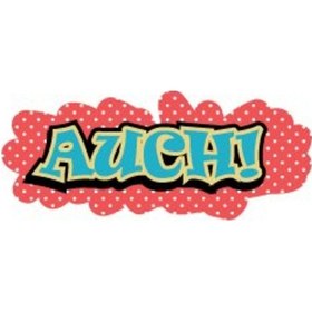 Resim Bay Etiket Cex2 Auch Cizgi Roman Efekti Sticker 