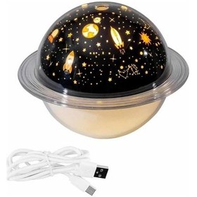 Resim Aromaterapi Hava Nemlendirici Gece Lambası Uzay Model Satürn Oda 