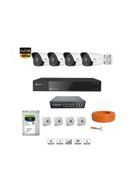 Resim Unıvıew 4 Mp Ip Kamera 4 Kameralı Full Hd Set 