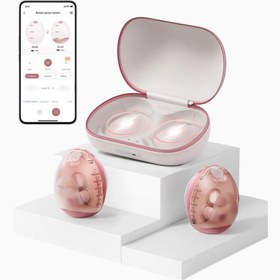 Resim Air 1 Ultra İnce Kablosuz Premium Göğüs Pompası - Pembe 