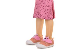 Resim Kiko Kids Winni Cırtlı Kız Bebek Ilk Adım Panduf Ayakkabı Pudra 