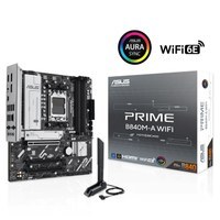Resim ASUS PRIME B840M-A WI-FI, 4xDDR5, 3x M.2, HDMI, 2x DP, Type-C, WI-FI 6E, Bluetooth 5.3, AMD Ryzen 9000 Serisi, AM5 Soket Anakart 