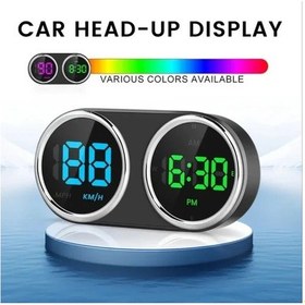 Resim Xuweiwei Evrensel Otomobil Dijital Hızölçer Araç Gösterge Paneli Km Saat Mph Tüm Arabalar İçin Tak Çalıştır Otomatik Parlaklık 