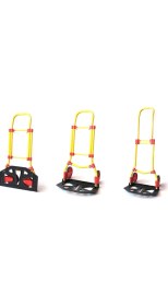 Resim Balatlı 90 kg Katlanır Paket Taşıma Arabası 