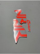 Resim Cf Moto Nk250 Depo Yanı Sticker Modeli Floresan Neon Turuncu Kırmızı 