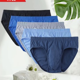 Resim 4 Adet Erkek Pamuklu Külot, Rahat Dikişsiz Nefes Alabilir İç Çamaşırı, Düz Renk, Orta Esnek Örme Kumaş, Günlük Rahat Giyim, Birden Fazla Beden Mevcut 