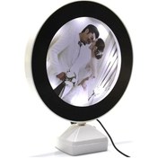 Resim Led Işıklı Fotoğraflı Oval Sihirli Ayna-433 