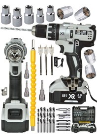 Resim Mager Kablosuz Xr 58 Wat 5 Ah Şarjlı Vidalama Matkap 30 Parça Set Anahtarsız 58 Watt 2 Yıl Darbeli 
