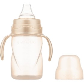 Resim Mamajoo Kulplu Akıtmaz Eğitici Bardak Pearl 270 ml Bej 