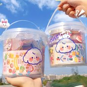 Resim 132 adet/Sticker Asma Seti, Süper İlginç Kendin Yap Kağıt Boyama - El Yapımı Sticker Buzdolabı Sticker - Sevimli Sırt Çantası Dekorasyonu - Tatil Hediyeleri, Doğum Günü Hediyeleri, Etkinlik Malzemeleri için Uygun 