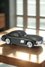 Resim LEERFEI Klasik Model Araba Kablosuz Hoparlör TF Kart USB Bluetooth FM Radyo Aux Destekli Bluetooth Speaker 