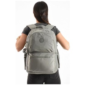 Resim Baginn Unisex Kadın Sırt Çantası Gümlük Kullanıma Uygun Büyük Boy Seyahat Çantası 43 30 Cm Okul Çantası Gri 