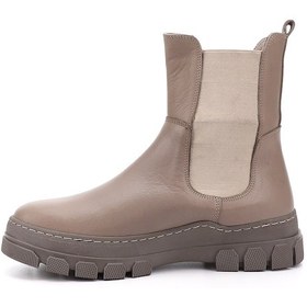 Resim Gönderi R Bej Kauçuk Taban Hakiki Deri Chelsea Bot Bej 