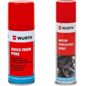 Resim Würth Motor Temizleme 500 Ml+quick Fresh 100 Ml 