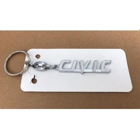 Resim Honda Civic Fc5 Fd6 Fb7 Anahtarlık Metal Çift Yönlüdür 1 Adet Bey 